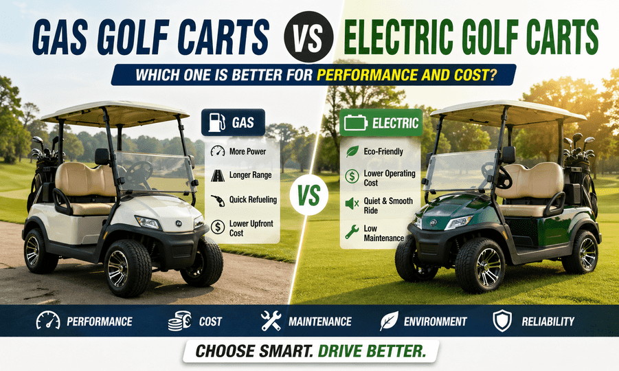 Gas Golf Carts vs Electric Golf Carts Which One Is Better for Performance and Cost