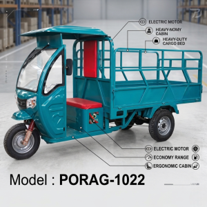 Beevatech Electric Cargo Three Wheeler PORAG-1022 – Strong, Efficient & Built for Business