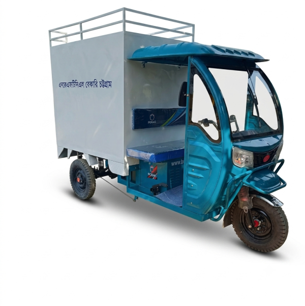 Electric Cargo Three Wheeler Sale in Bangladesh, Electric Cargo Vehicle Bangladesh, Cargo Three Wheeler Price in Bangladesh, Electric Delivery Vehicle Bangladesh, Commercial Electric Three Wheeler, Battery Cargo Vehicle Bangladesh, Porag-1029 Electric Cargo Three Wheeler